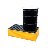 UltraTech International Inc 1345 UltraTech 24" X 48" X 14" 2 Drum Flexible Models Ultra-Spill P2 Spill Pallet With Drain